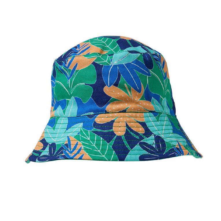 Young Original Kids' Reversible Bucket Hat, Blue Dark, hi-res