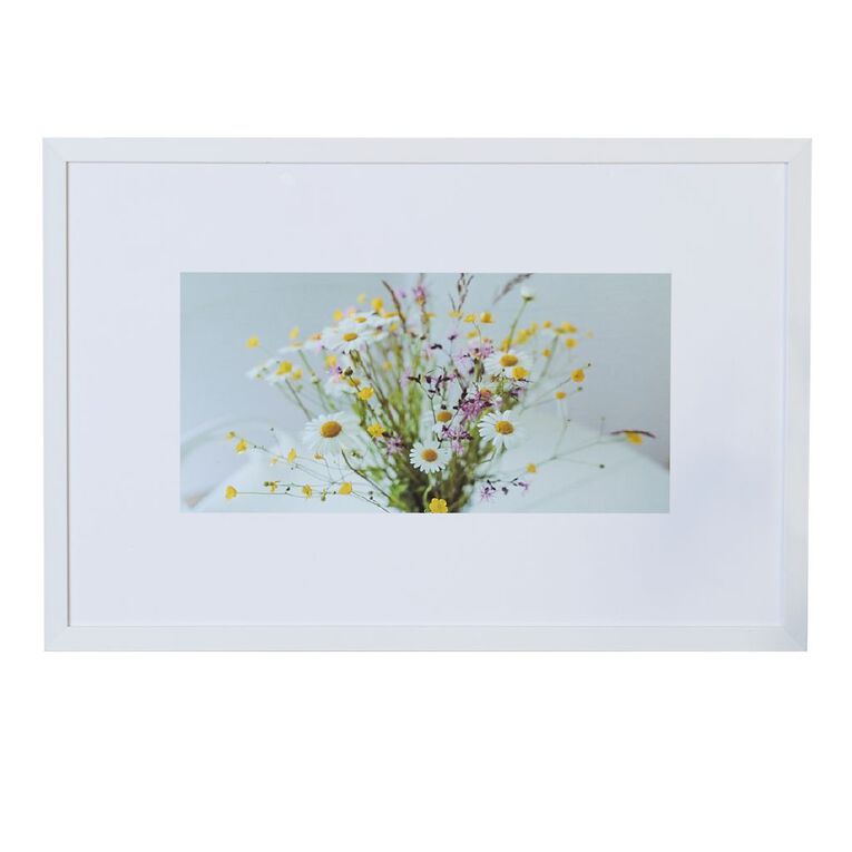 Living & Co Framed Wildflower Print 40cm x 60cm, , hi-res