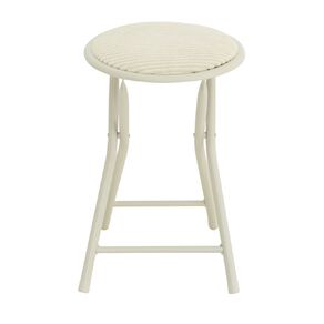 Living & Co Folding Stool White