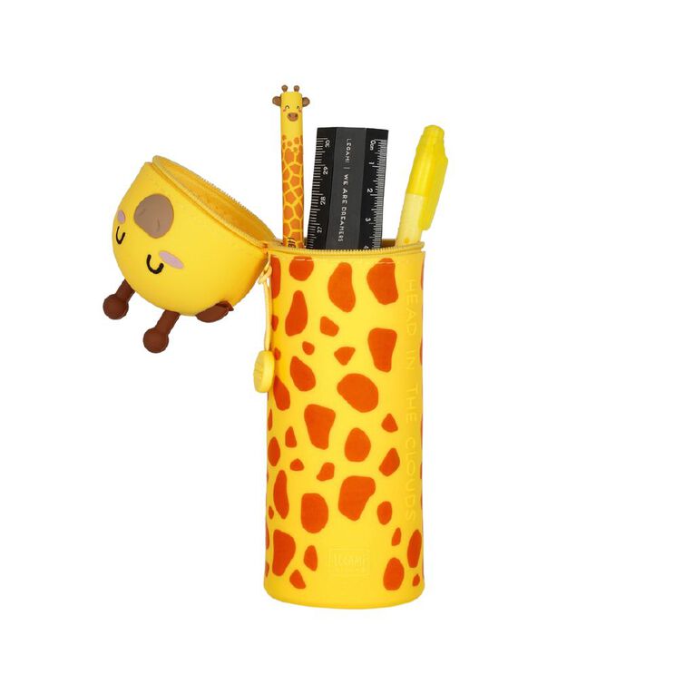 Legami 2-in-1 Silicone Pencil Case Kawaii Giraffe, , hi-res