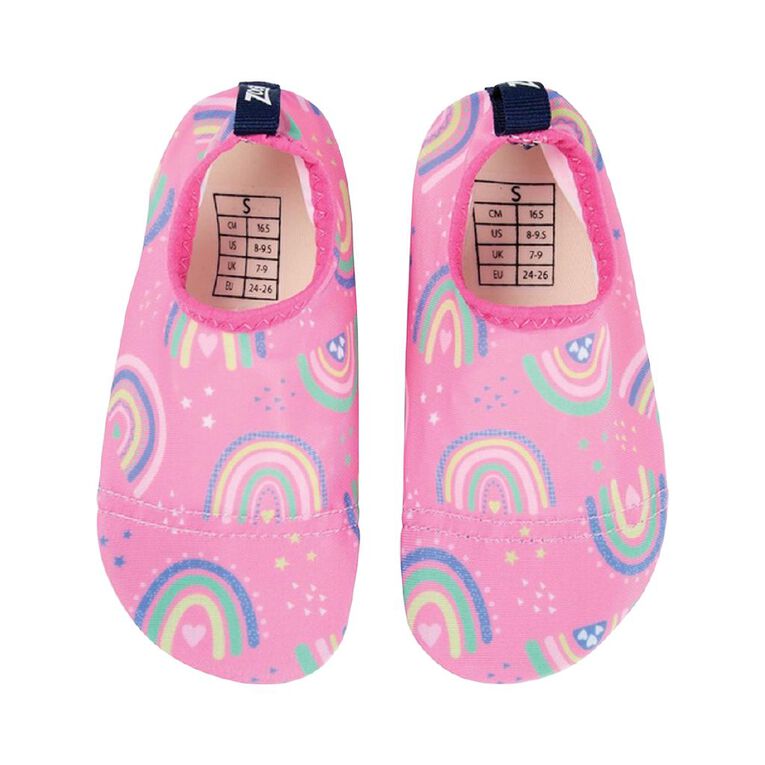 Zoggs Rainbow Antislip Socks Magenta, , hi-res