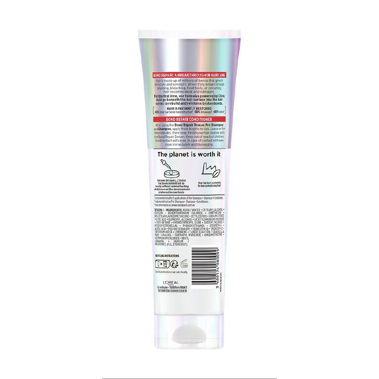 L'Oreal Paris Elvive Bond Repair Conditioner 150ml, , hi-res