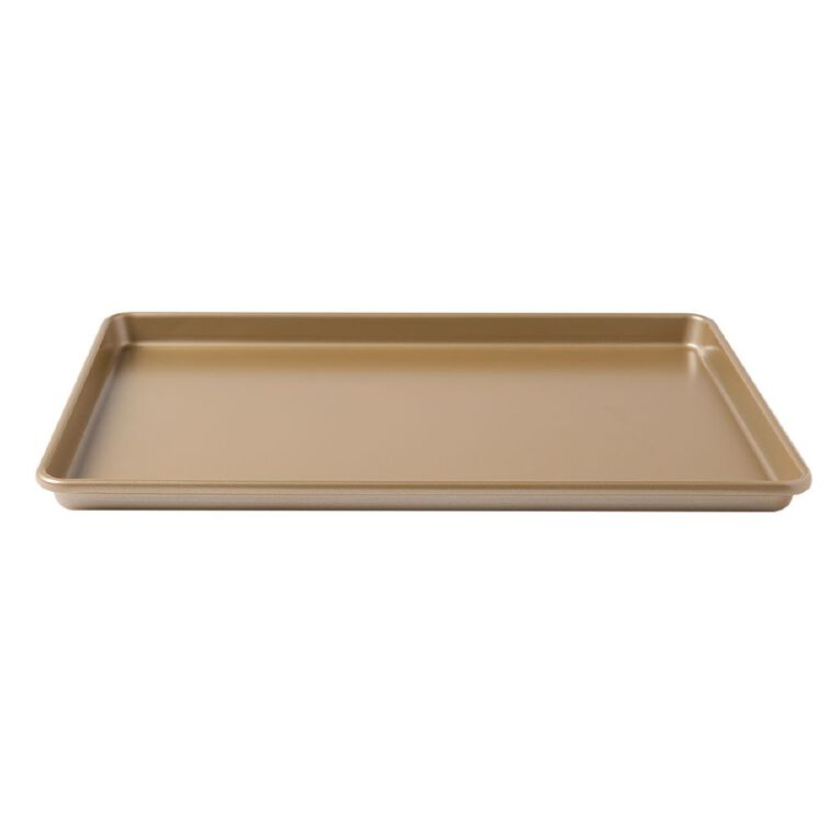 Living & Co Heavy Gauge Sheet Pan Gold, , hi-res