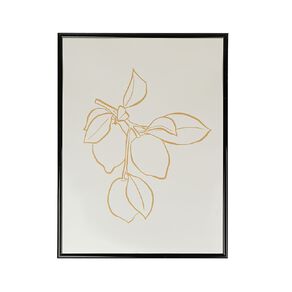 Living & Co Lemons Framed Print 30cm x 40cm 30cm x 40cm