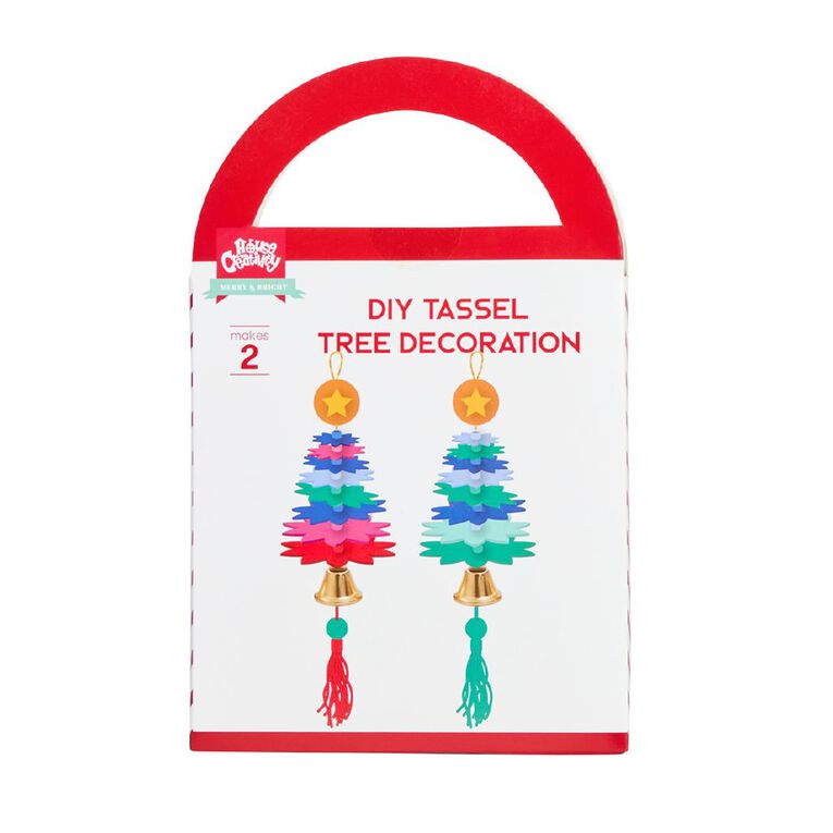 House Creativity Do-It-Yourself Tassel Tree Decoration Kit, , hi-res