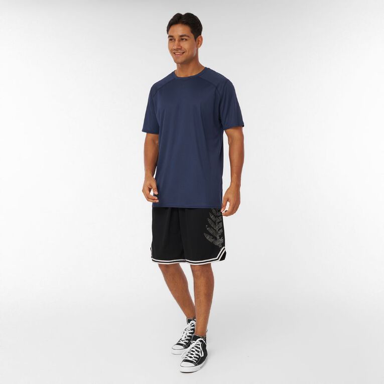 Active Intent Men's Supporter Basketball Shorts, Black FERN, hi-res