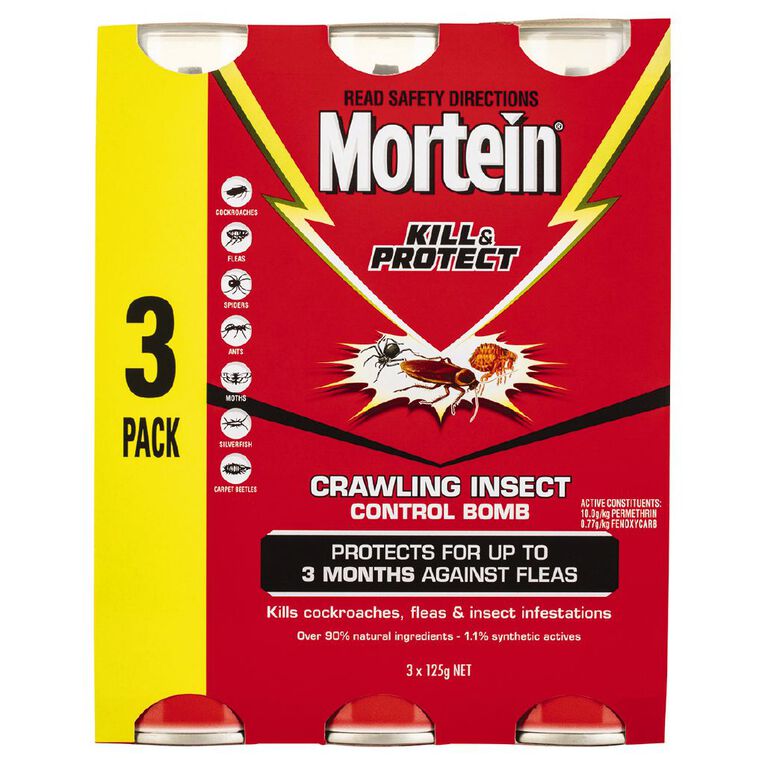 Mortein Control Bomb 3x125g, , hi-res