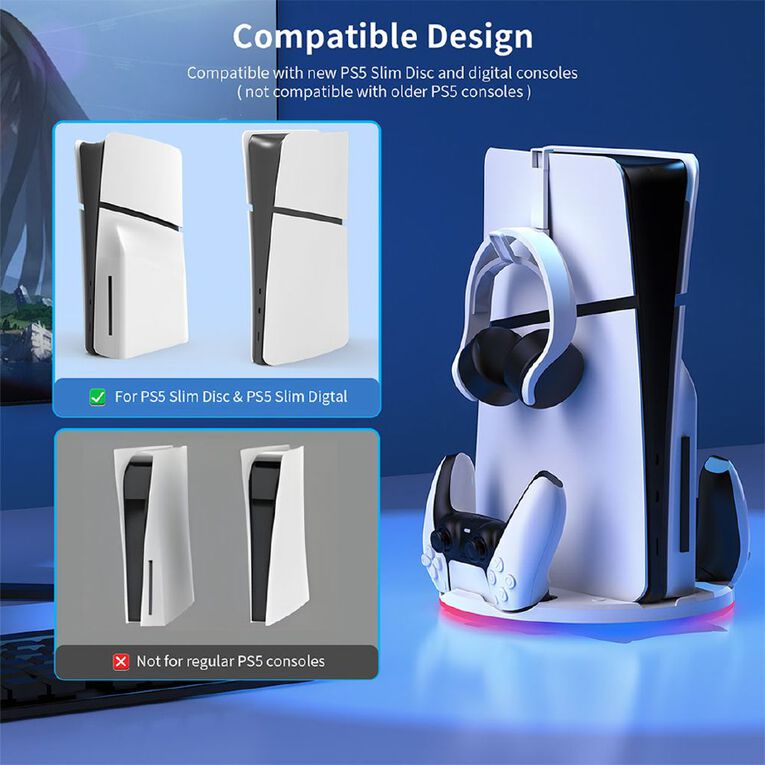 Playmax PS5 Slim Charging Stand, , hi-res