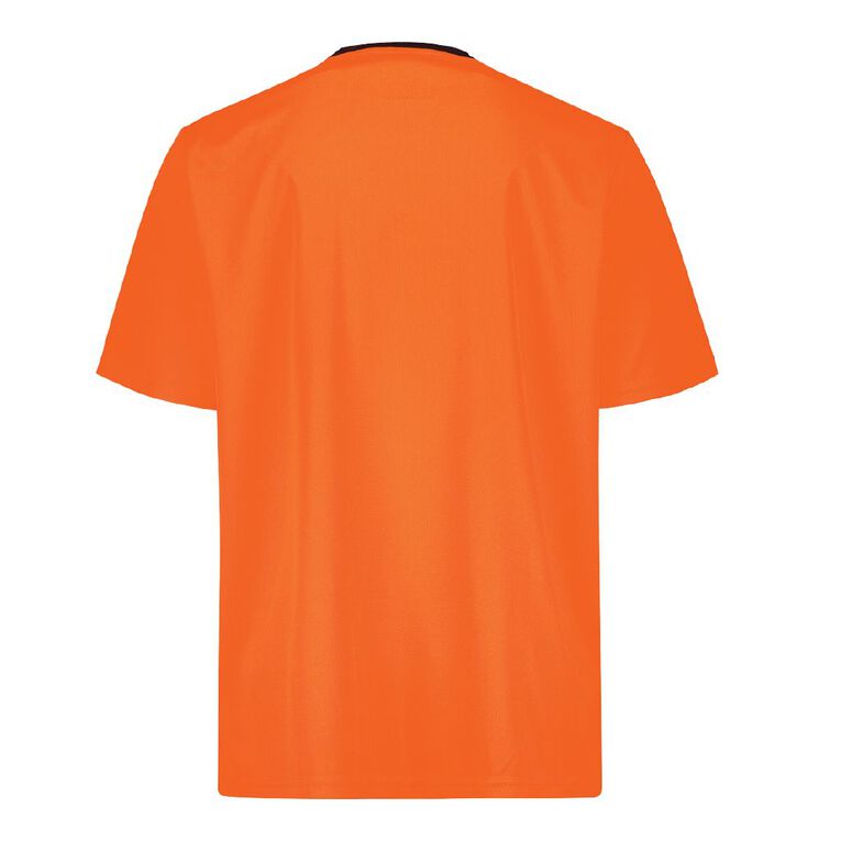 Rivet Compliant Short Sleeve Fluoro Tee, Orange Mid, hi-res