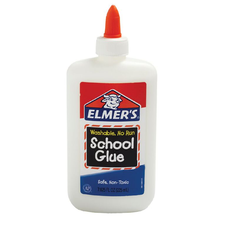 Elmer's PVA Washable School Glue White 225ml, , hi-res