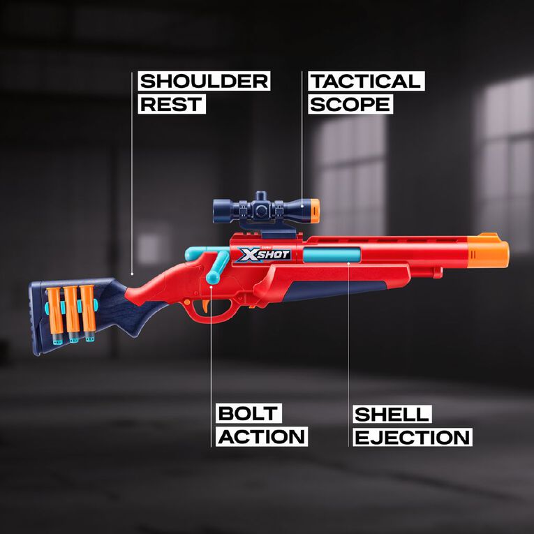 Zuru X Shot Excel Series 1 Bolt Action, , hi-res