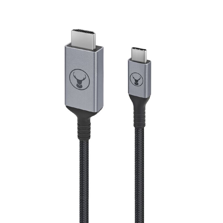 Bonelk Long Life USB C to HDMI Cable 1.5m Black Black, , hi-res