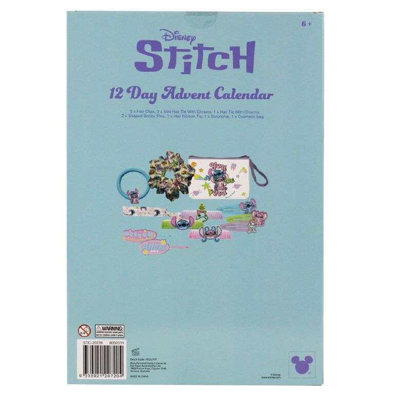 Stitch Hair Access And Cosmetics Advent Calendar 12 Days, , hi-res
