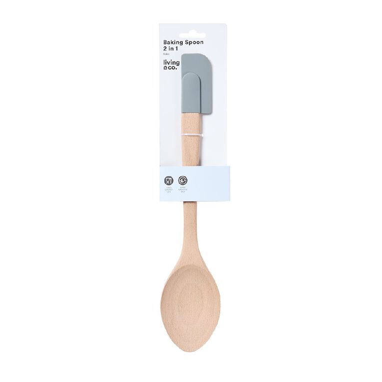 Living & Co Baking Spoon 2 in 1 Natural, , hi-res