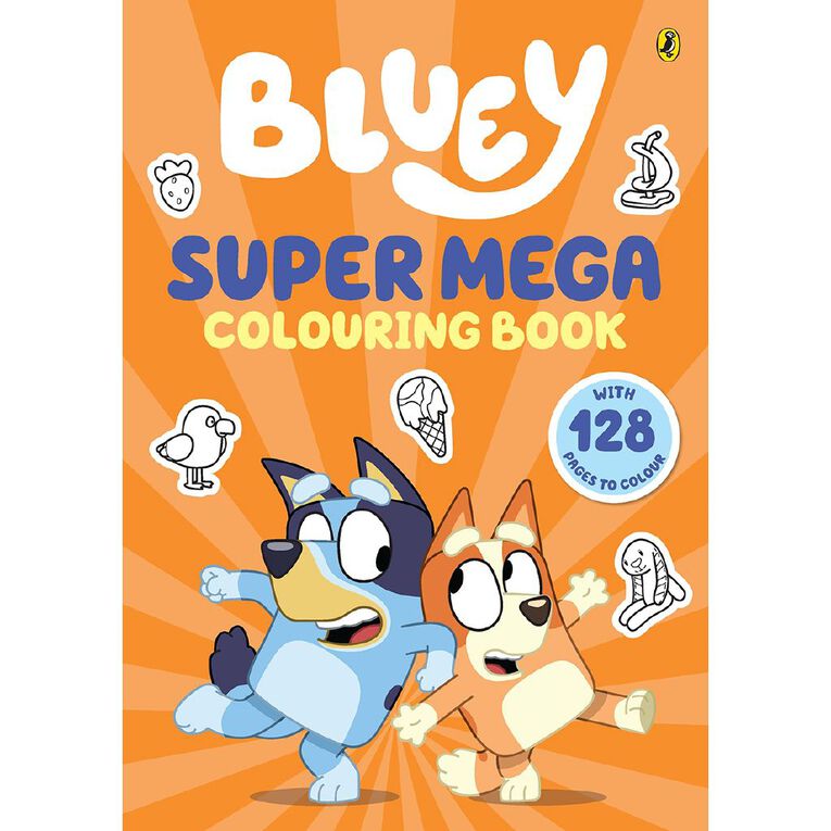 Bluey: Super Mega Colouring Book, , hi-res