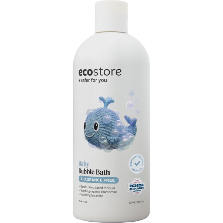 Ecostore Fragrance Free Baby Bubble Bath 535ml, , hi-res