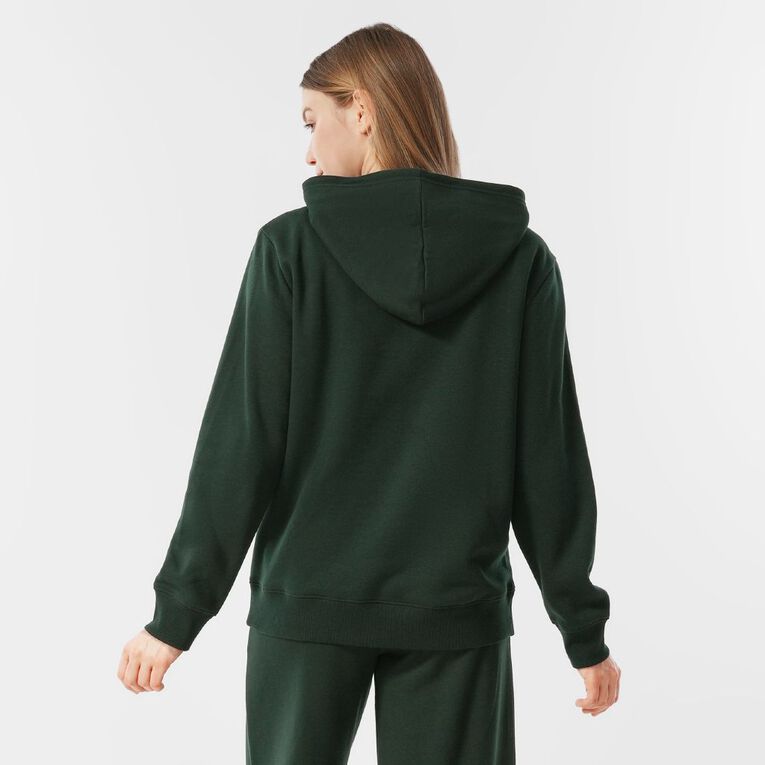 H&H Women's Essential Pullover Hoodie, Green Dark, hi-res