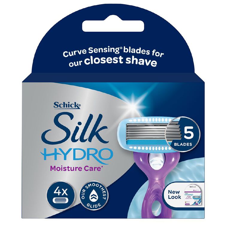 Schick Silk Hydro Blades 4 Pack, , hi-res