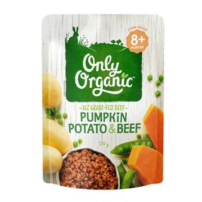 Only Organic Pumpkin Potato & Beef 8+ Months 170g