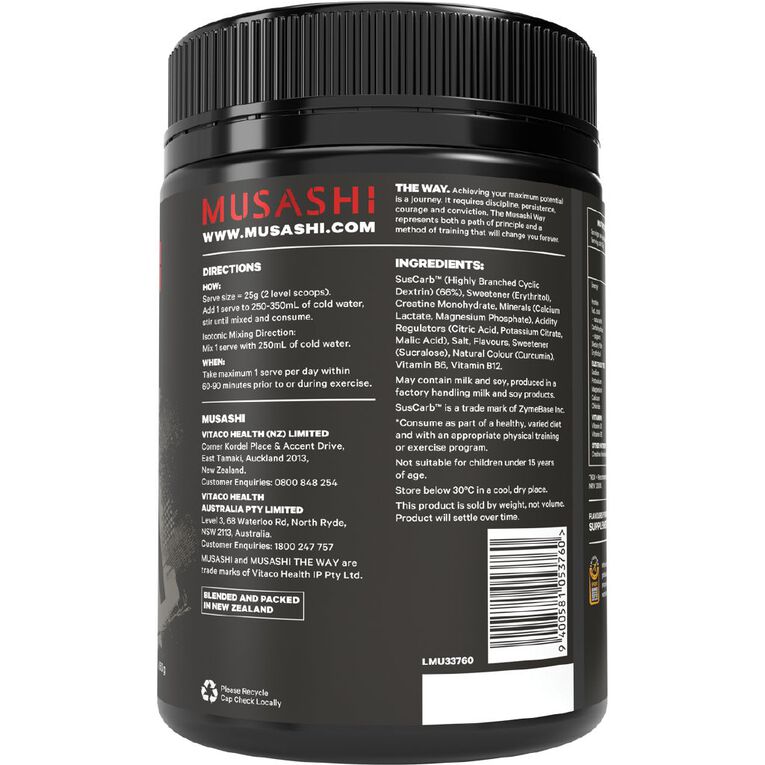 Musashi Sports Hydration Electrolyte Lemon Lime 450g, , hi-res