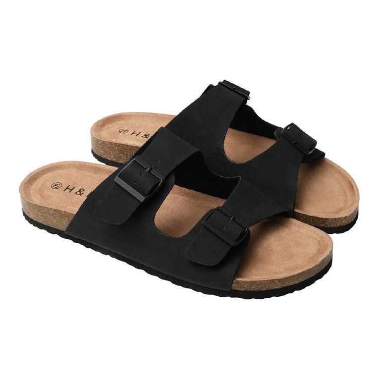 H&H Men's Rufus Sandals, Black, hi-res