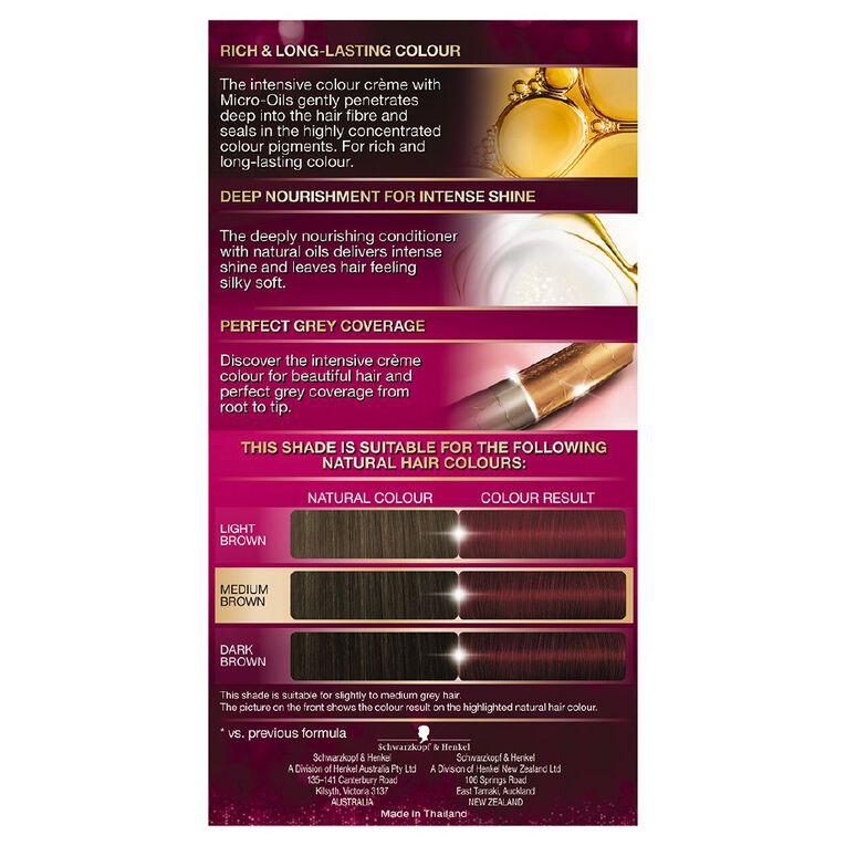 Napro Palette Hair Colour Dark Red 4-88 Red Dark, , hi-res