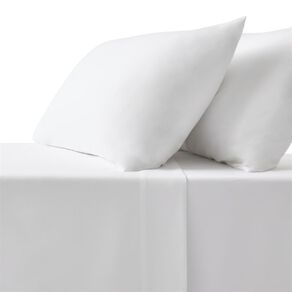 Living & Co Microfibre Sheet Set White King