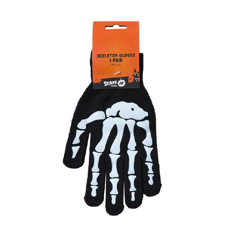 Scarehouse Skeleton Gloves, , hi-res