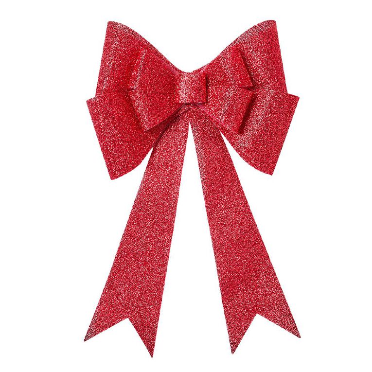 Wonderland Jumbo Bow with 45 LED Assorted 68cm, , hi-res