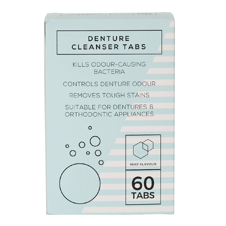 Denture Tablets 60 Pack, , hi-res