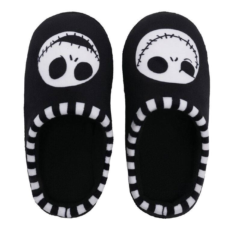 Nightmare Before Christmas Senior Kids' Slippers, Black, hi-res
