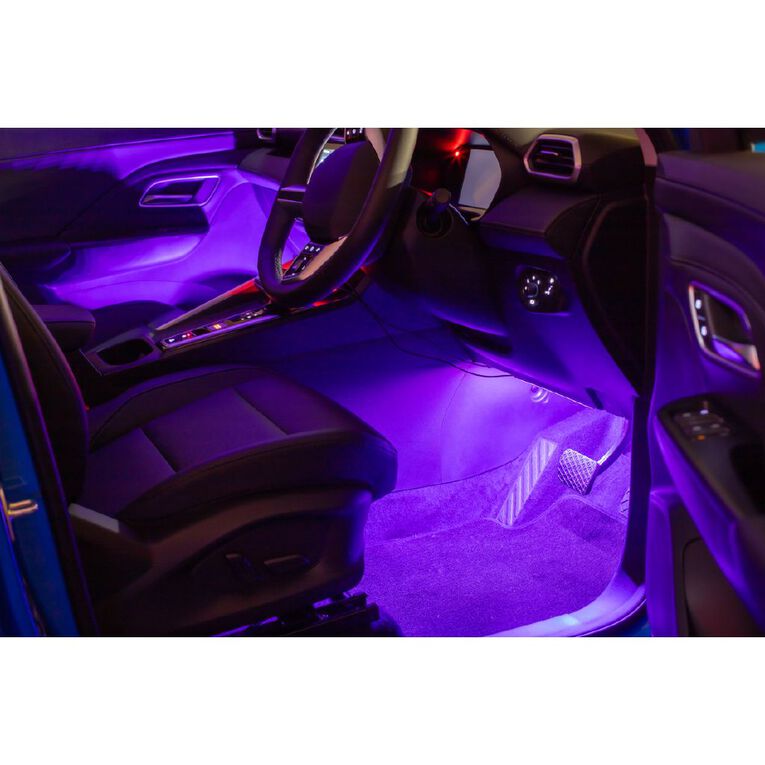 Autoworx Car Interior LED Strip 4 Pack, , hi-res