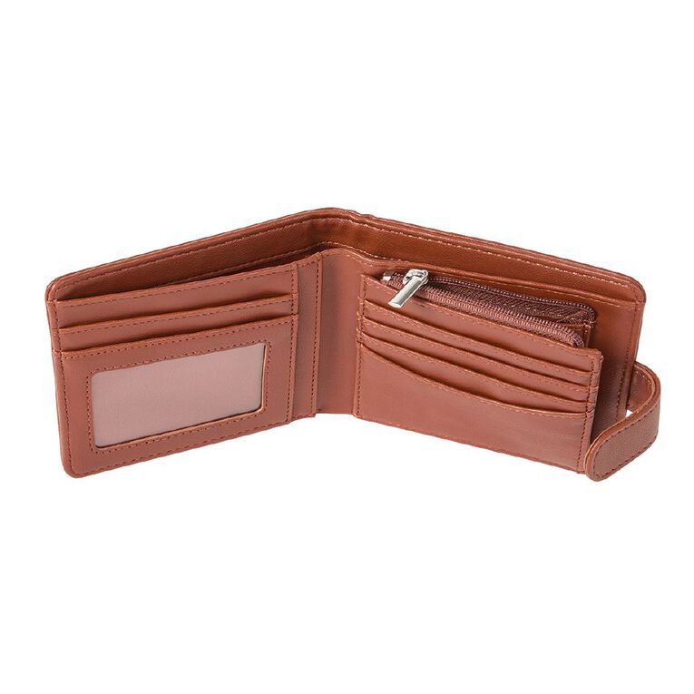 H&H Men's Classic Wallet, Brown Mid, hi-res
