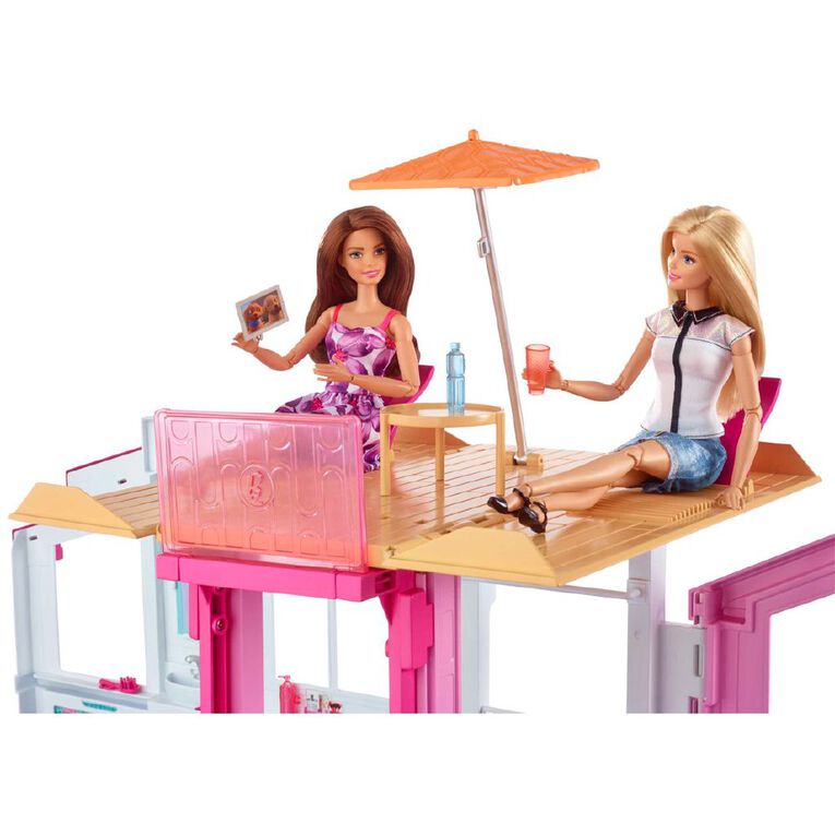 Barbie 3 Storey Town House Toy Playset, , hi-res