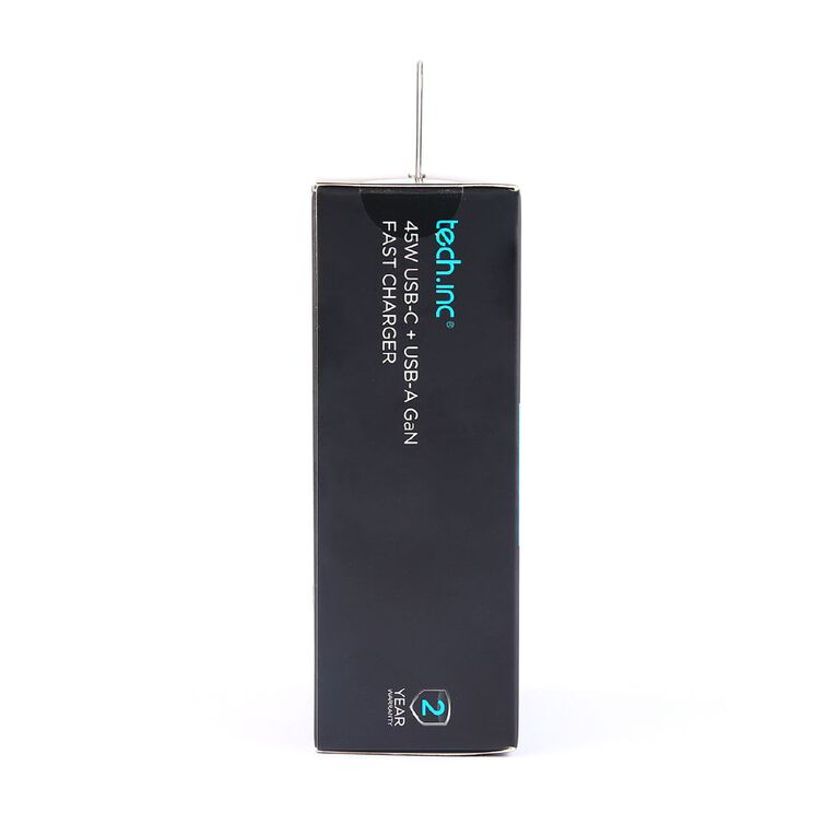 Tech.Inc 45W USB-C + USB-A GaN Fast Charger, , hi-res
