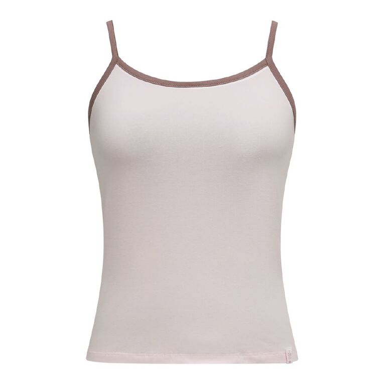 H&H Women's Lounge Peached Jersey Cami Top, Pink Light, hi-res