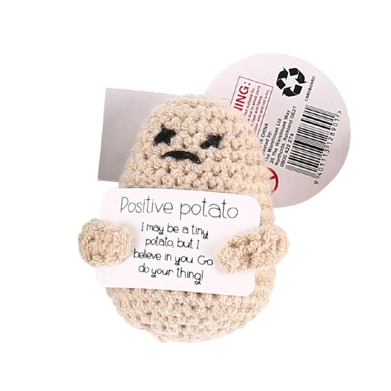 Crochet Positive Vibes Character 3A, , hi-res