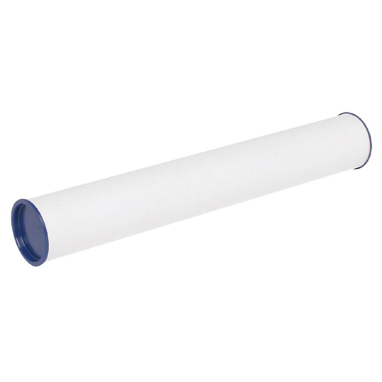 Marbig Caps Included Mailing Tube White 60mm x 420mm, , hi-res