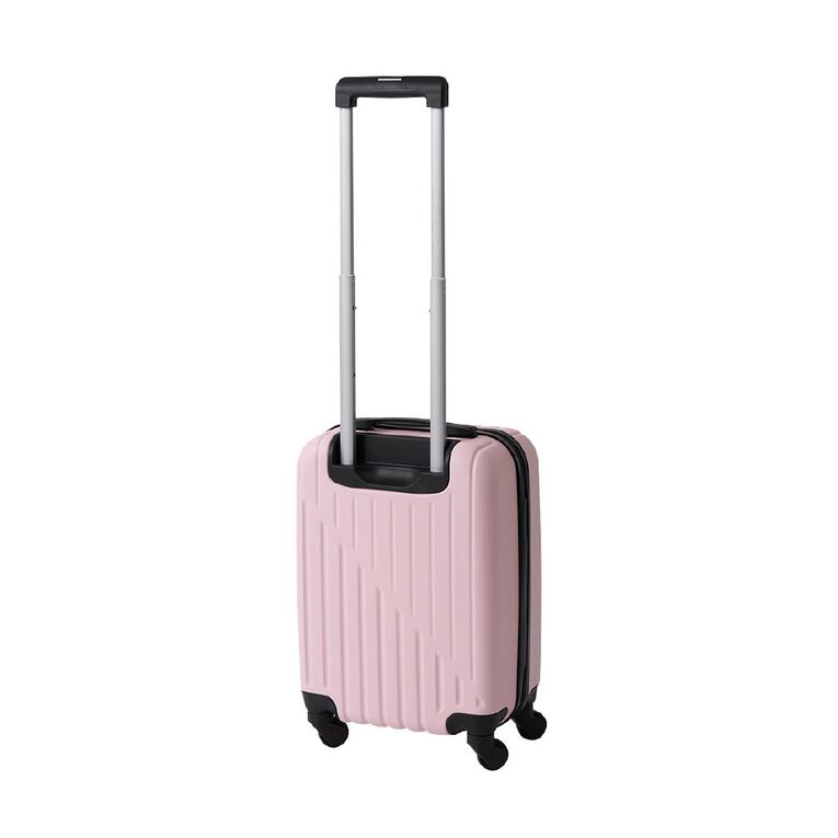 Living & Co Hard Textured Suitcases 2 Piece Set Pink, , hi-res