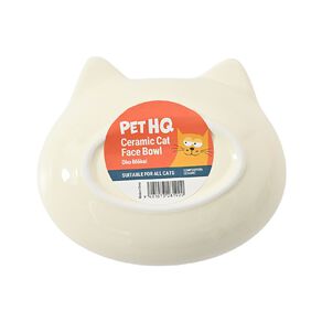 Pet HQ Ceramic Cat Bowl White