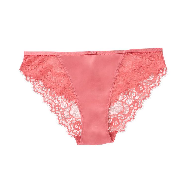 H&H Women's Carrie Skimpy Briefs, Coral, hi-res