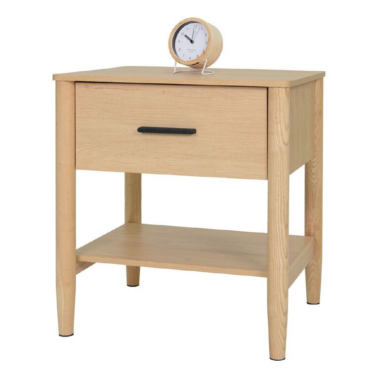 Living & Co Emerson Bedside Table Natural, , hi-res