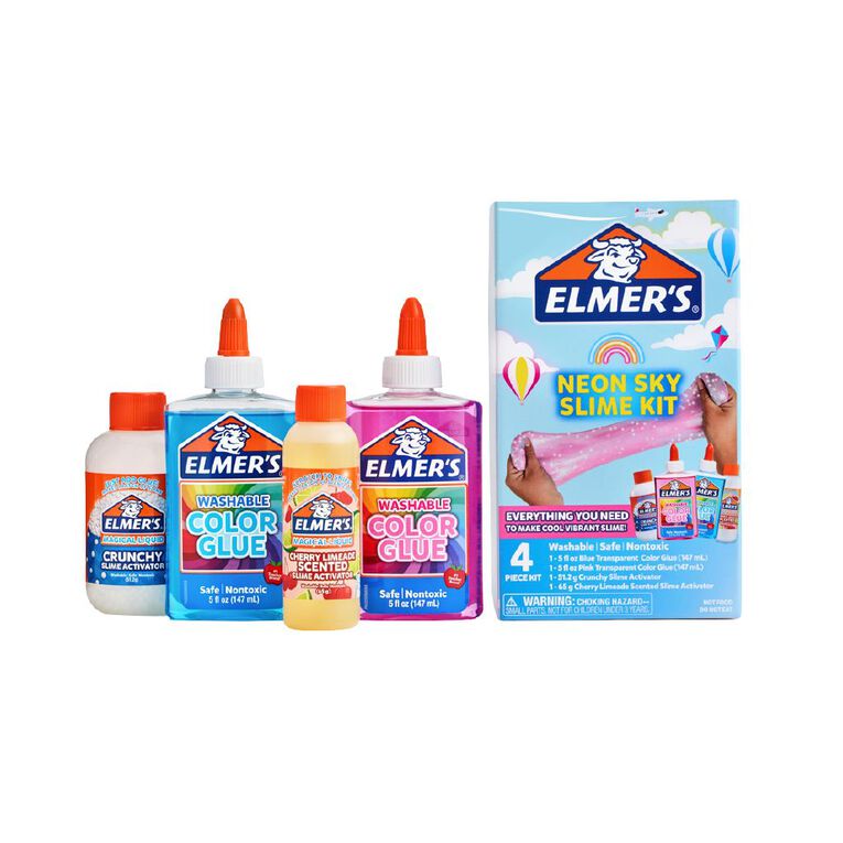 Elmer's Sky Slime Kit 4 Count, , hi-res