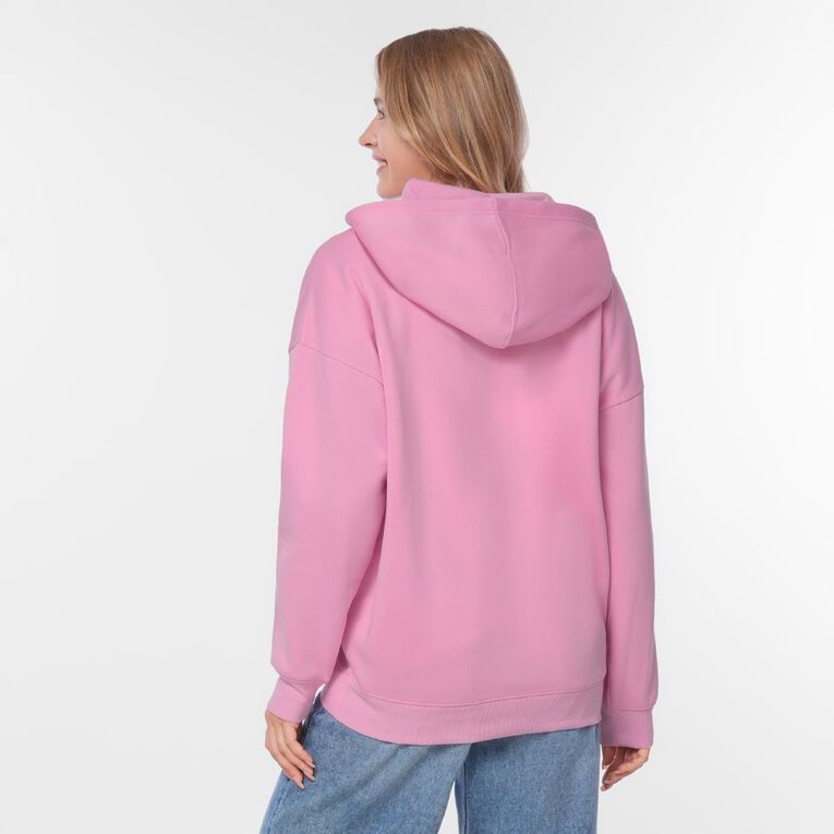 Garage Women's Fresh Fleece Hoodie, Pink Mid, hi-res