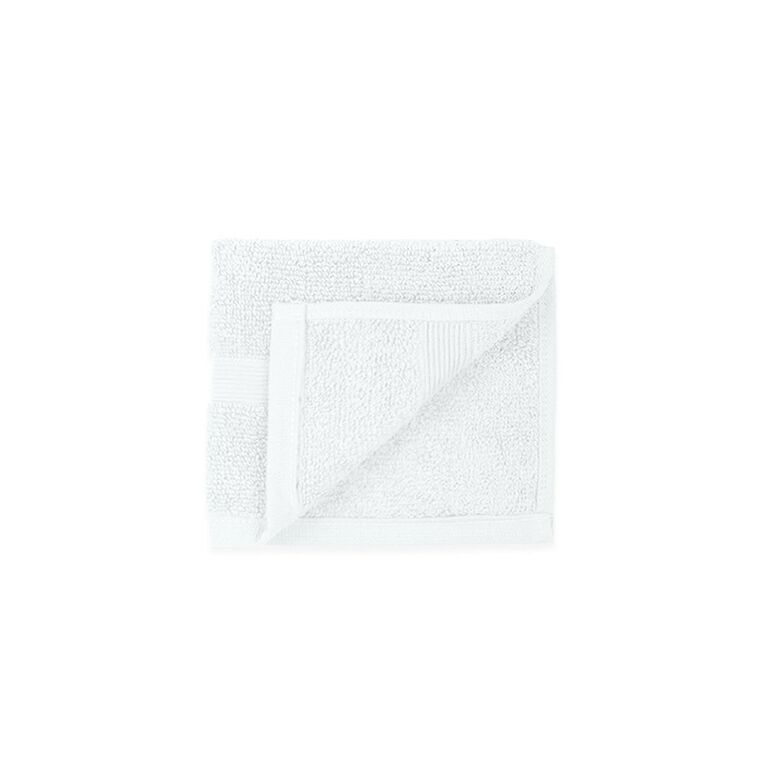 Living & Co Plush Plain Face Towel White, , hi-res