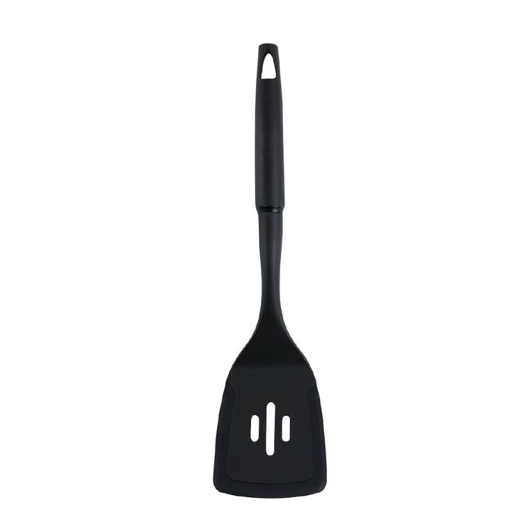 Living & Co Nylon Slotted Turner Black, , hi-res