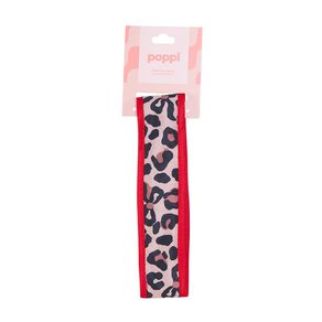 Poppi Beauty Headband Leopard Red