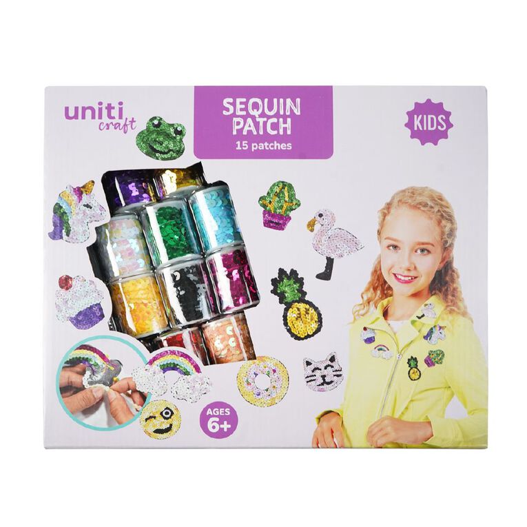 Uniti Sequin Patch 15 Pack, , hi-res
