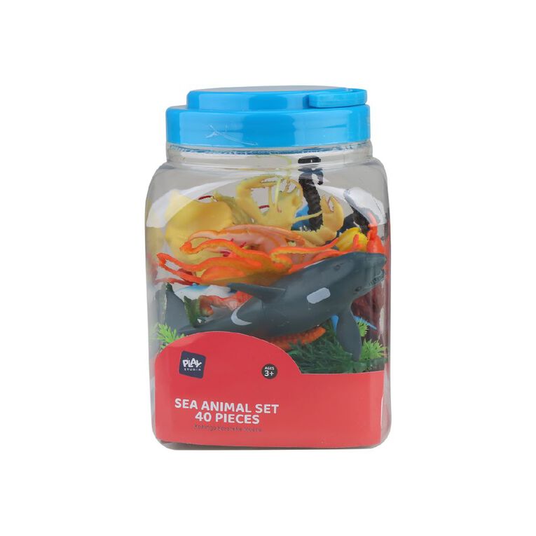 Play Studio Sea Animal Set 40 Pieces, , hi-res