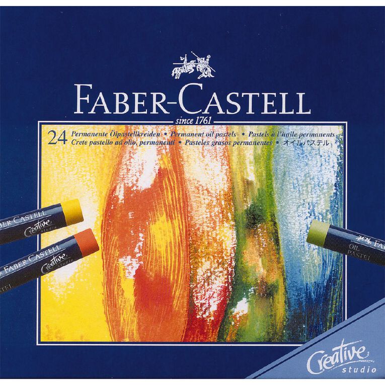 Faber-Castell Oil Pastels 24 Pack, , hi-res